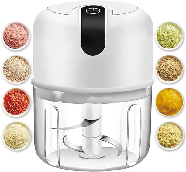 WEIWEISTORE 250ML Electric Garlic Chopper, Mini Portable Veggie Choppers, Garlic Grinder Masher Oni…