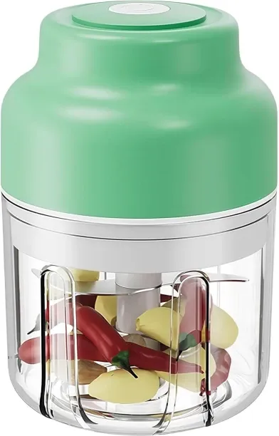 SHIJIN Electric Mini Food Chopper, Portable Garlic Mincer for Vegetables, Nuts, Meat, USB Rechargea…