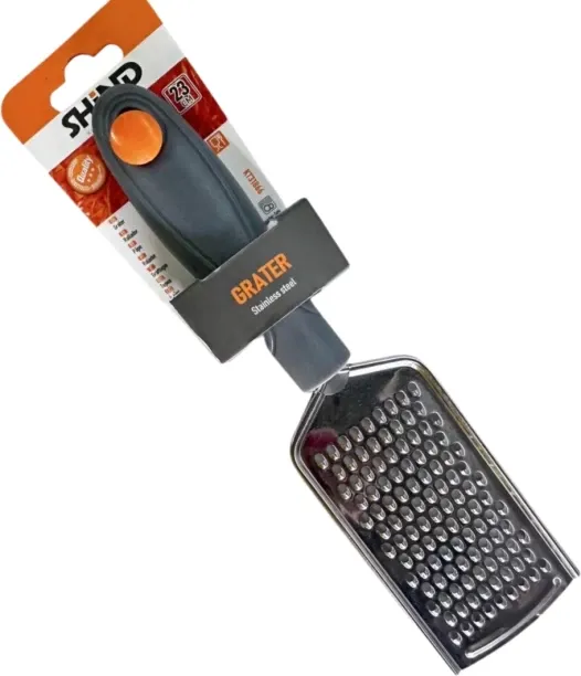 SHiND KT31866 Grater 23cm Vegetable & Fruit Stainless Steel, Plastic Grater