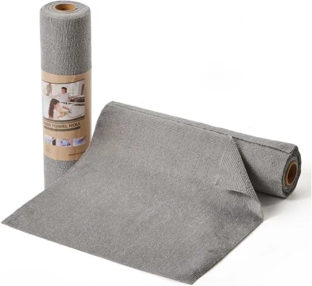 Chenshia Microfiber Cleaning Dish Cloth Roll Set Ultra-Absorbent Lint-Free Reusable Quick-Dry Kitch…