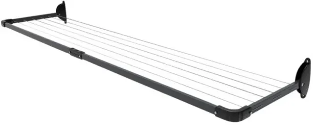 Unique Slim Fold Down Clothes Line (2200 x 600 x 40mm) Aluminium Retractable Clothesline
