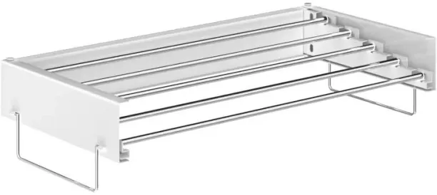 Generic Bathroom Drying Rack White 80cm Plastic Retractable Clothesline