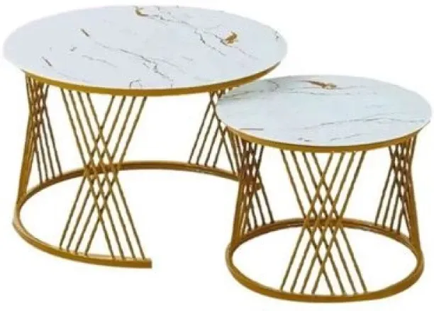 joburgdeals Solid Wood Round Coffee Table