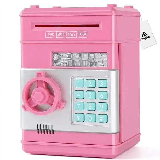 Topika Kids Piggy Bank Electronic Money Safe with Password Coin Bank