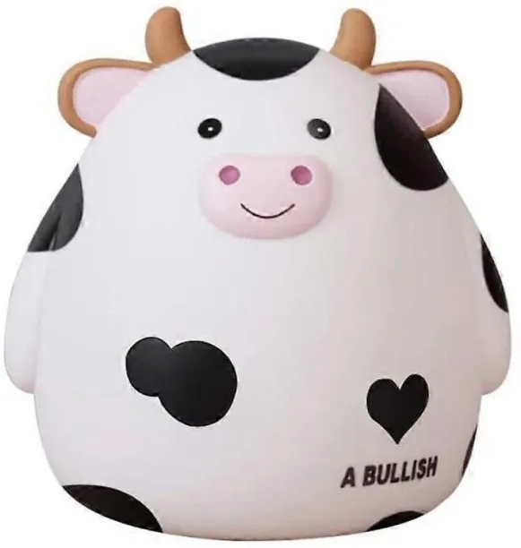 Max Piggy Bank,Cute Cow Money Bank for Boys and Girls,Children's Shatterproof Coin Bank,Best Birthd…