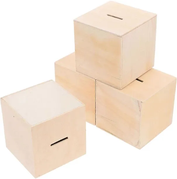 Max It looks like you've pasted a product title for a set of **wooden DIY piggy banks**. Here's a c…