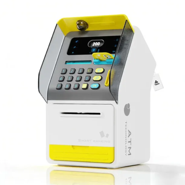 Topika Kids Piggy Bank ATM Money Safe with Card & Password Coin Bank