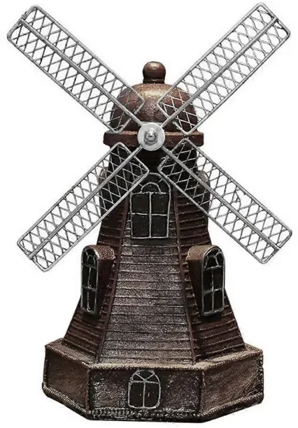 Max Retro Saving Pot Windmill Crafts Netherlands Resin Crafts, A-2 Coin Bank