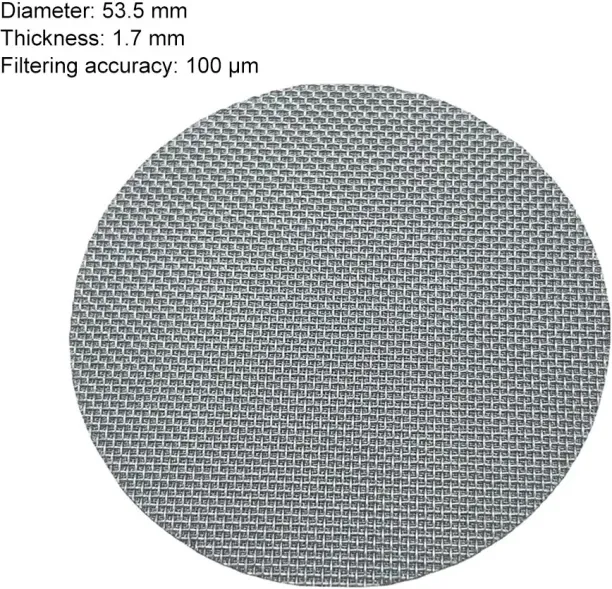 Huanix Coffee accessories Filter Plate Replacement Backflush Filter,53.5mmx1.7mm Strainer