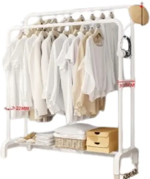 Go Essential K7664 Carbon Steel Collapsible Wardrobe