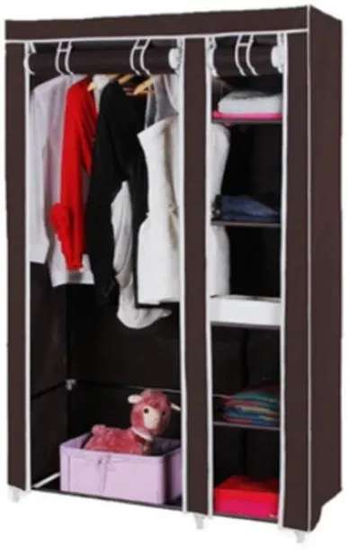 Storage wardrobe Double Wardrobe PVC Collapsible Wardrobe