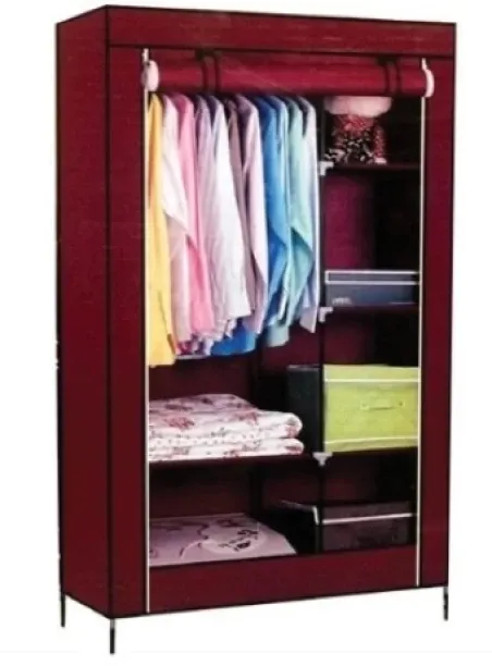 Storage wardrobe WD567 PVC Collapsible Wardrobe