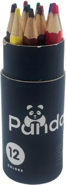 Panda Panda Round, Triangular Shaped Colour Pencil