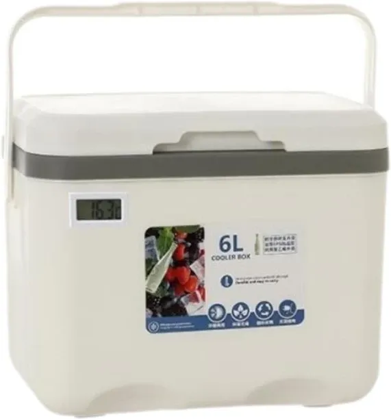 Zuosheng Cooler Box Insulated Box Personal Cold Storage Portable 6L Ice Chest Small Hard Ice Box fo…