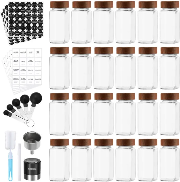 chenshia Spice Set Glass