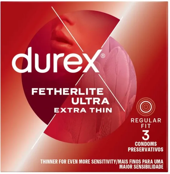 Durex Condoms Fetherlite Ultra Extra Thin Regular Condoms For Men