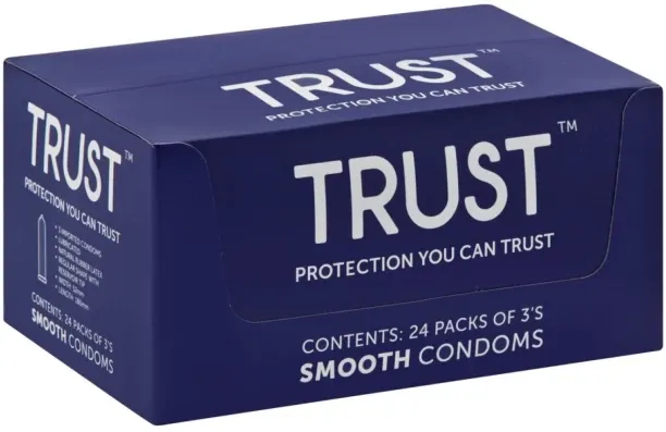 Trust Smooth Condoms Smooth Regular Condoms For Men
