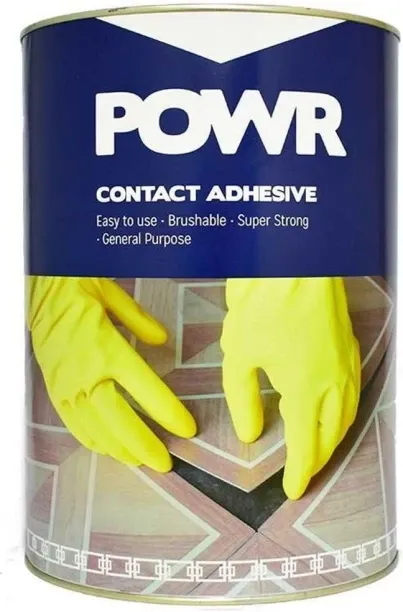 POWR Contact Adhesive 5ltr Gel Can Flammable Indoor Contact Cement