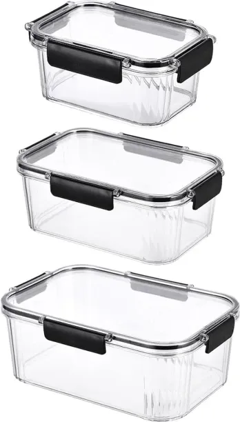 dansup Plastic Fridge Container - 4800 ml