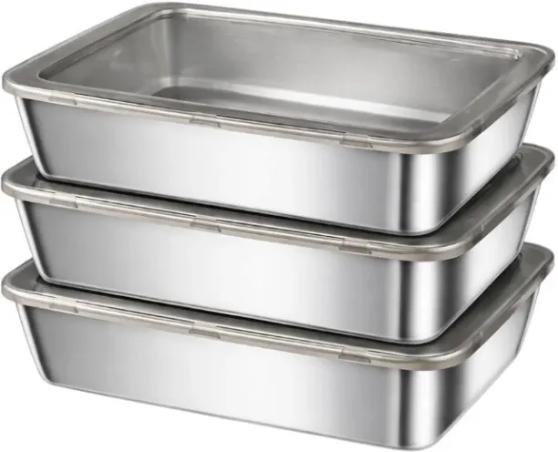 Premium Select Stainless Steel Food Container - 2800 g