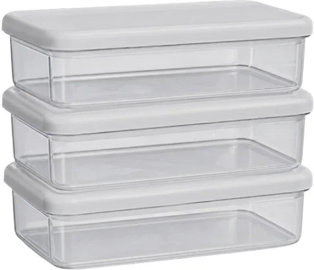 Premium Plastic Food Container - 2400 g
