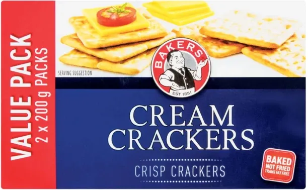 Bakers Crackers Cream Cracker Biscuit