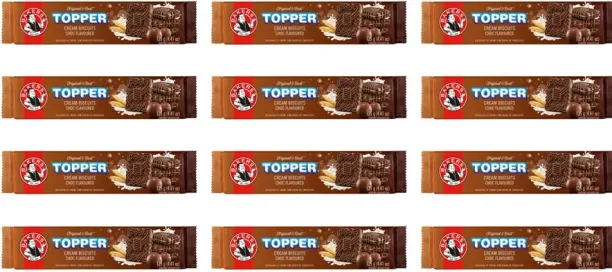 Bakers Topper Chocolate Flavoured Cream Filled Biscuit