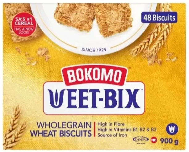 Bokomo Weet-Bix Wholegrain Wheat High Fiber Biscuit