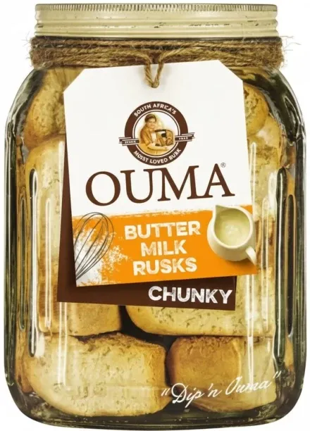 Ouma Rusks ButterMilk Chunky High Fiber Biscuit
