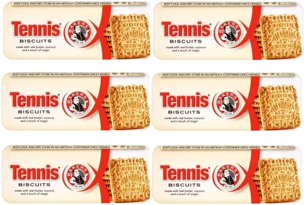 Bakers Tennis Biscuits – 6 (200g Each) Plain Biscuit