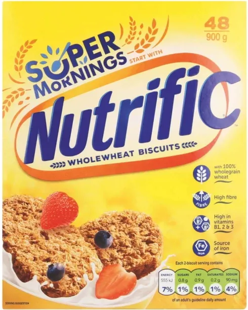 Nutrific Whole Wheat High Fiber Biscuit