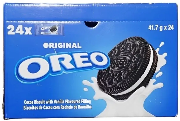 OREO Original Creame Biscuits 41.7g (Pack of 24) Cream Sandwich Biscuit