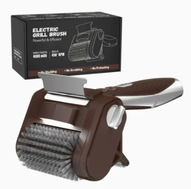 Mark Mall Electric Grill Brush for Outdoor Grill, Rechargeable BBQ Grill Cleaner Stainless Steel Br…