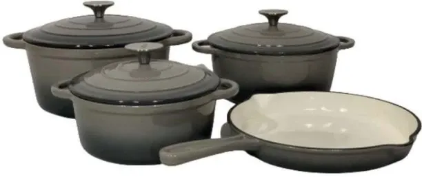 Generic 7 Piece New Design Dutch Pot Cookware Sets Cast Iron Cast Iron Cookware Set