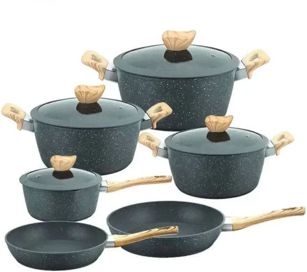 Kitchenware 1 Non-Stick Coated Cast Iron Cookware Set