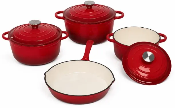 cookware st G3NERIC Non-Stick Coated Cast Iron Cookware Set