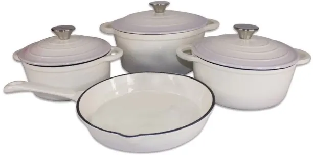 cookware set 554 Non-Stick Coated Cast Iron Cookware Set