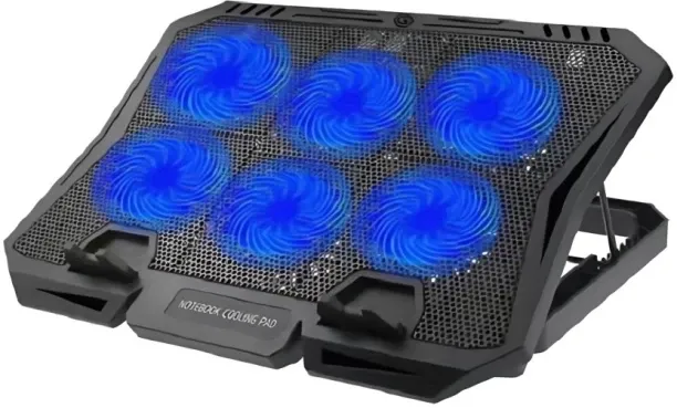 Generic 14 "-17" Six fan cooling laptop radiator Cooler
