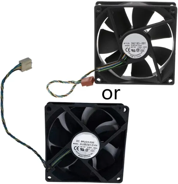 Mingyuan Home 4000rpm High Speed 90mm Cooling Fan Dual Hydraulic Bearing 9cm AUB0912VH 12V DC 90X90…