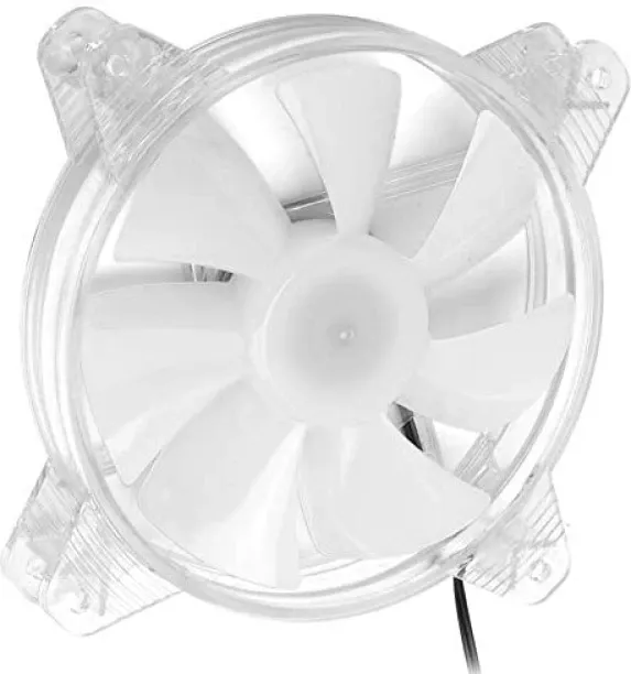 UMLILO LOGISTICS XF0242 Silent RGB with Sleeve Bearing Cooler (White) Generic Computer Cooling Fan …