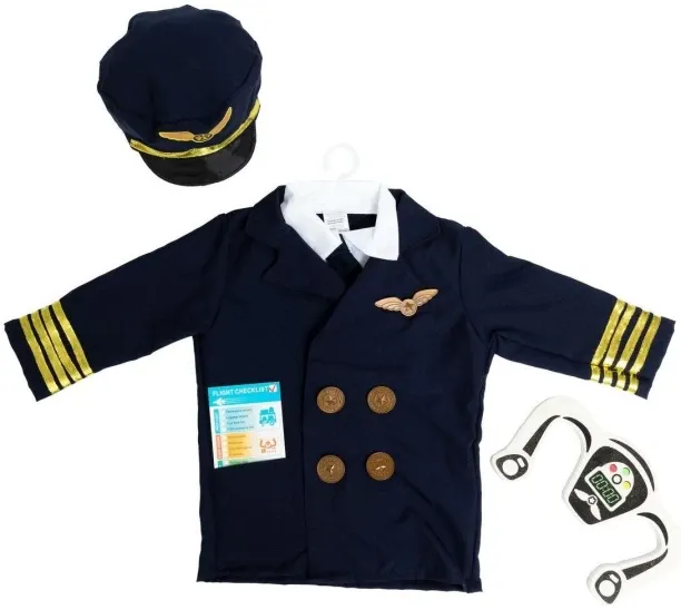 Lesheng Pilot - Role Play Costume For Kids Costume Wear