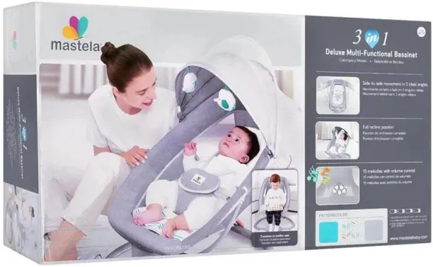 Mastela 3-in-1 Swing – Bed, Rocker & Seat Bassinet