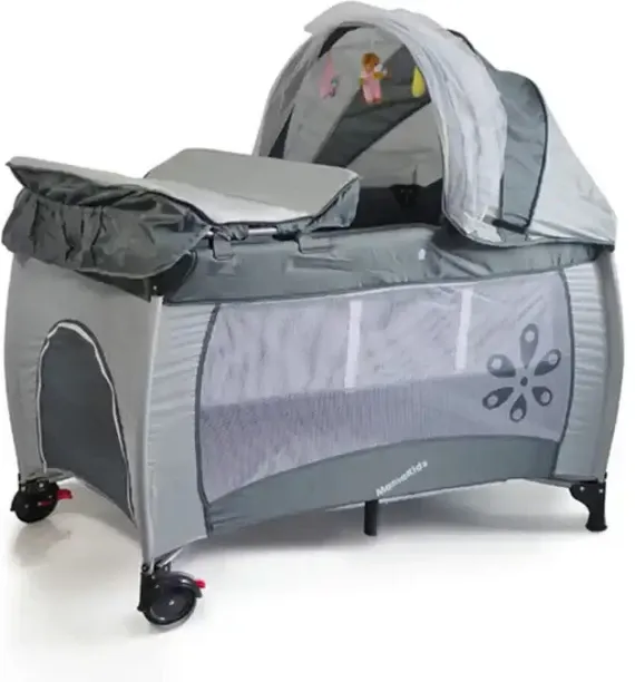 Just Simplified 2-In-1 Baby Playpen & Cotbed Cot