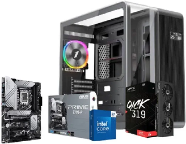 1STPLAYER [CC PreBuilt] Liquid Cooled 2TB NVMe "Player 2" Intel Core i7-14700K (32 GB RAM/XFX Radeo…
