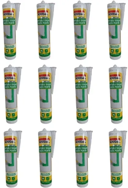 SOUDAL Acrylic Sealant Paintable White Interior Paste Crack Filler
