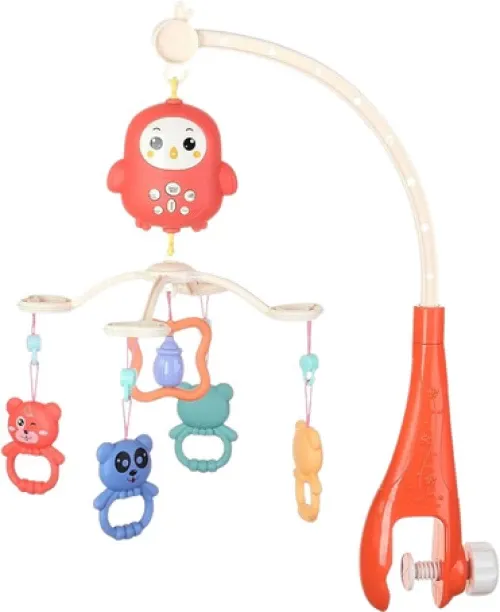 Kersol Bed Bell Bedside Crib Toy and Play Gym