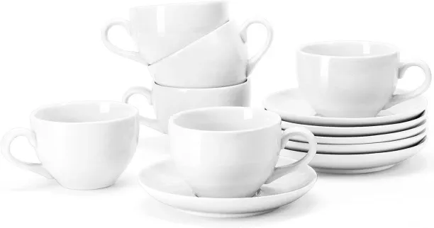 Coffee Cups Pack of 12 Ceramic
