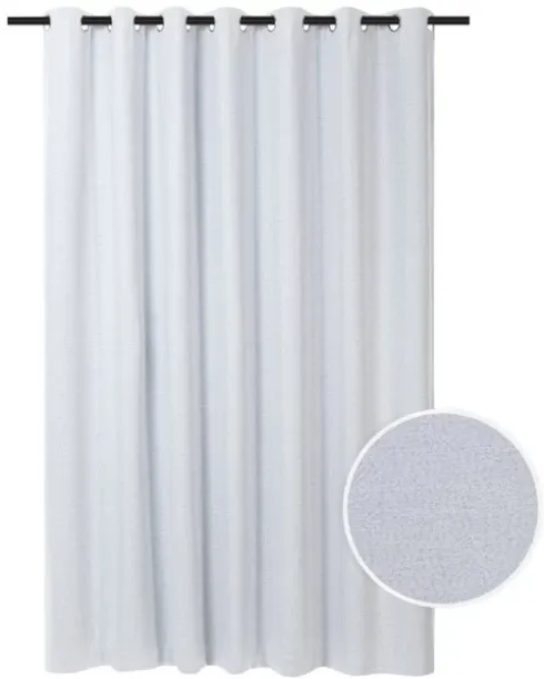 Charms Textured Block Out Eyelet Curtain 2300 x 2230 mm Blockout (230 cm x 223 cm) Blends Curtain