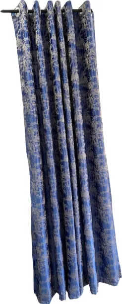 Katso Lux Curtains Readymade Curtain - 250 cm Width x 240 cm Height - Lined - Richly Blue - Eyelet …