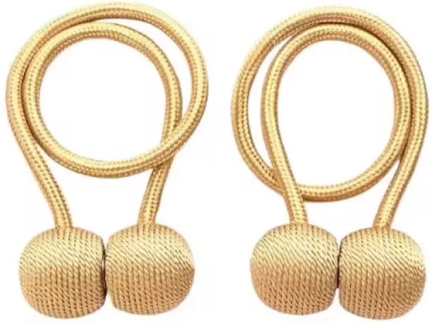 Elegant Tiebacks Gold Curtain Rods (5 cm x 30 cm)